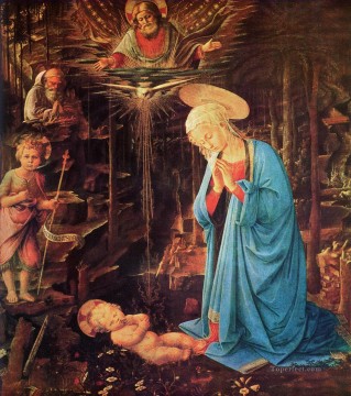  Filipp Pintura - María y el Niño Christian Filippino Lippi